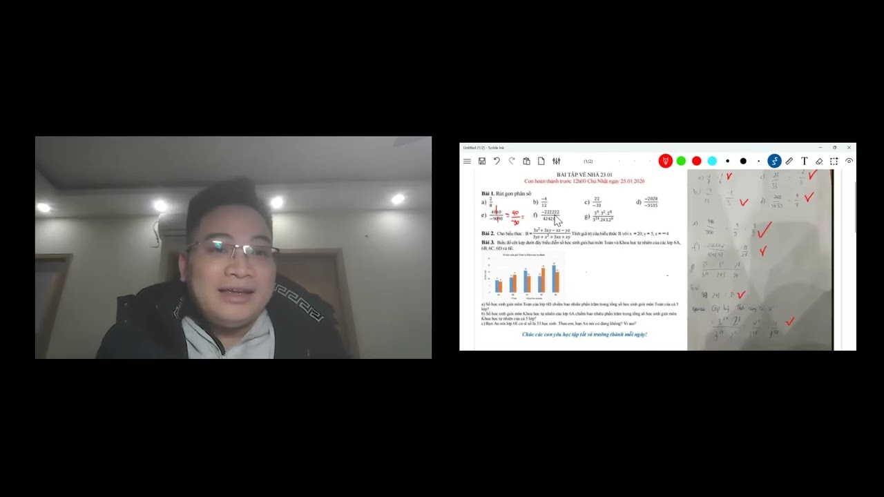 Toán 6: Quy đồng mẫu phân số - Thầy Nguyễn Minh Ngọc