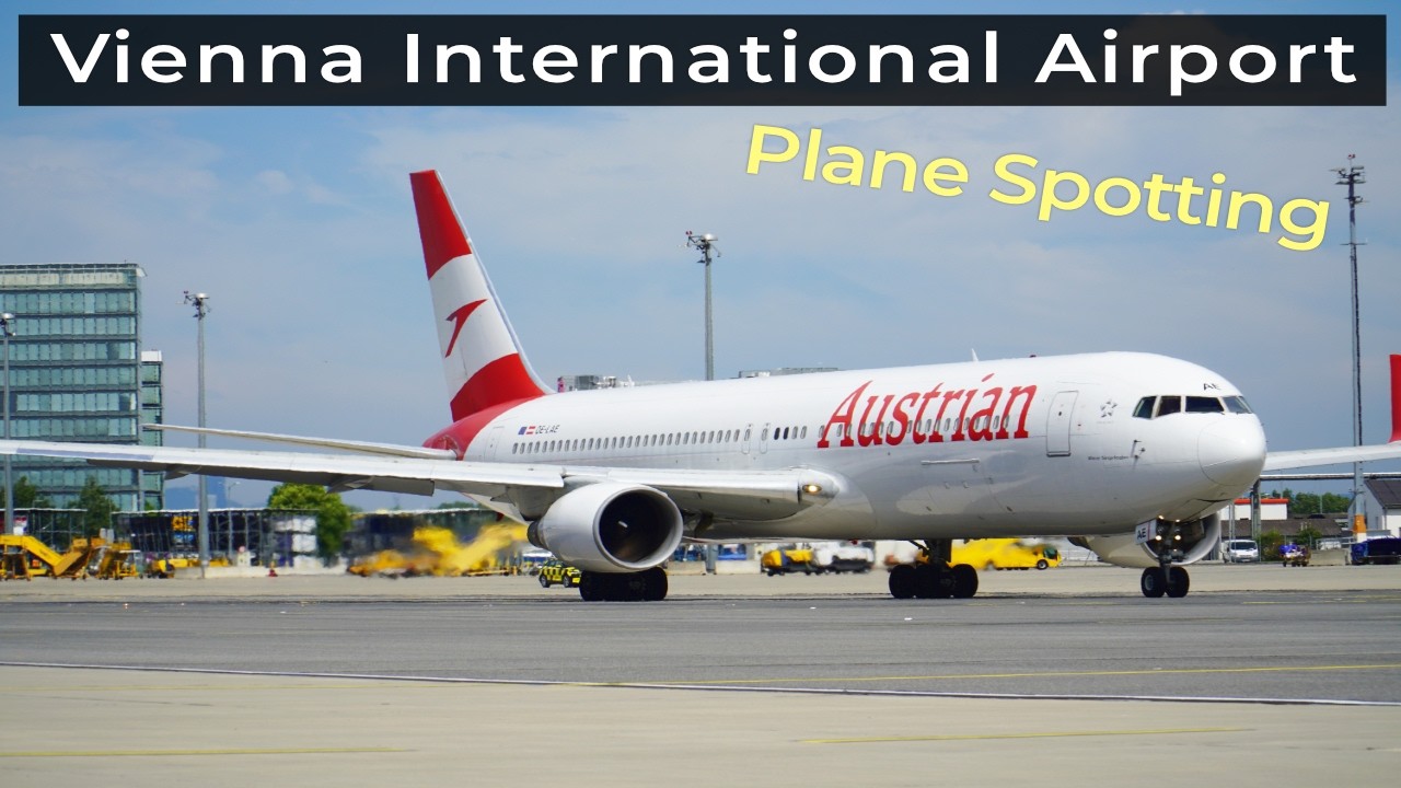 ✈️ Planespotting Vienna International Airport 🇦🇹 | Aircraft Taxiing & some Takeoffs