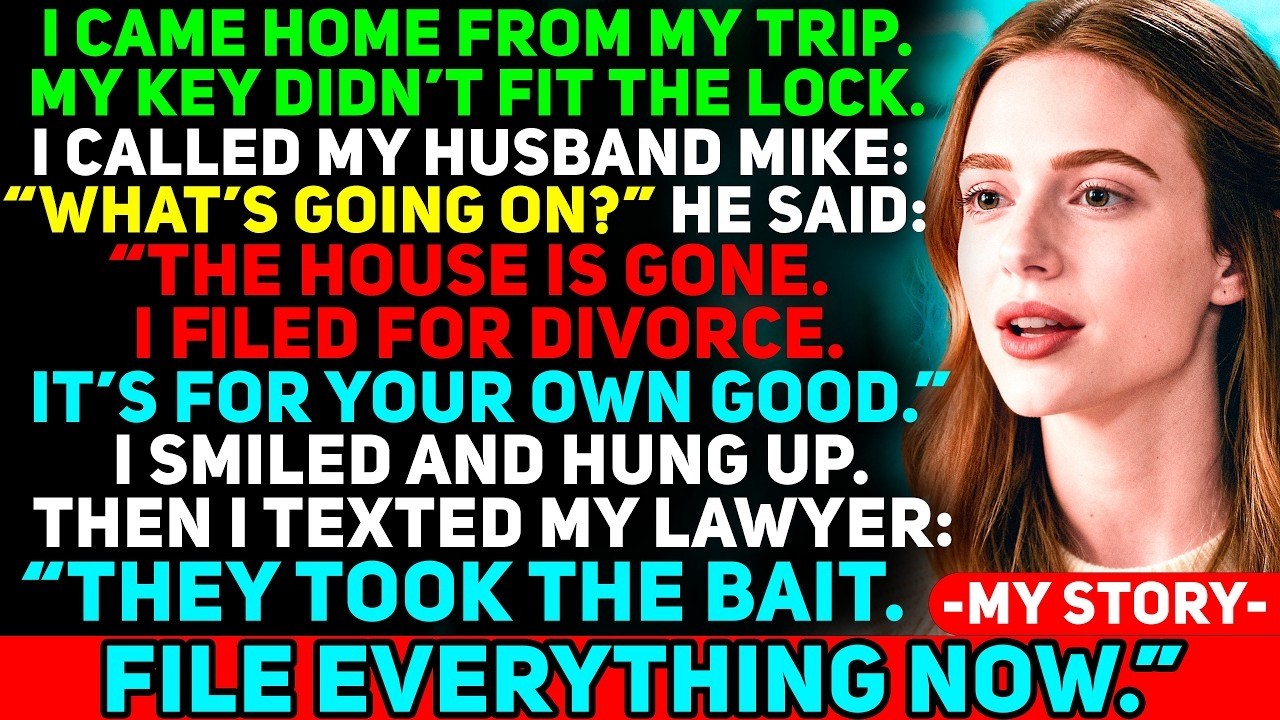 Get Out Now!   My Husband Changed The Locks On My House While I Was Away —He Did not Realize that