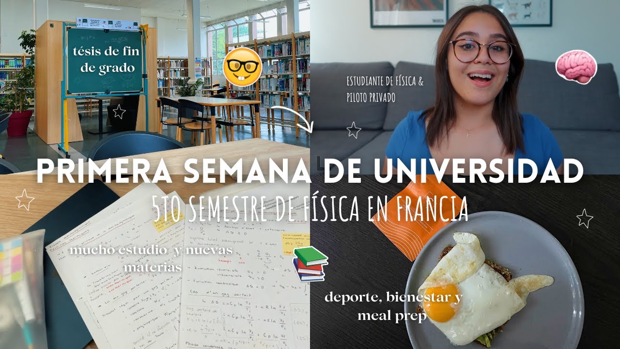 Mi Primera Semana de Universidad como Estudiante de Último Año de Física y Piloto Privado