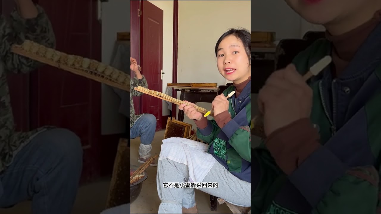 蜂产品里的天花板，堪比黄金，却很难采集 古往今来，蜂蜜有着五千多年的历史。大家都知道蜂蜜，但它并不是蜂产品的天花板，今天带大家、到蜂场看一下这个堪比黄金的、采集过程。它才是蜂产品的天花板#三农 #蜂