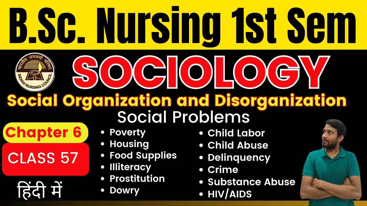 Class 58 | Chapter 6 | Social Control | Social Organization and Disorganization | SOCIOLOGY