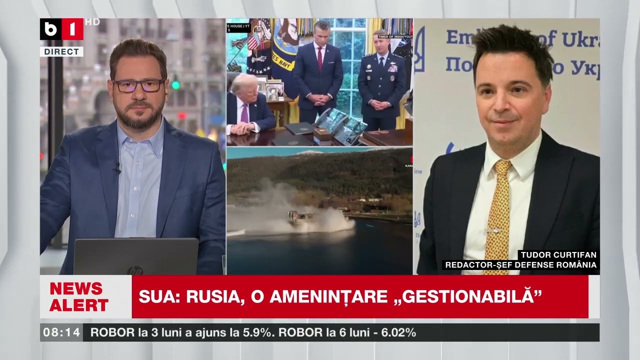 TUDOR CURTIFAN, DEFENSE RO, DESPRE SUA CARE ÎȘI IAU MÂINILE DE PE EUROPA_Știri B1TV_25 ian. 2026