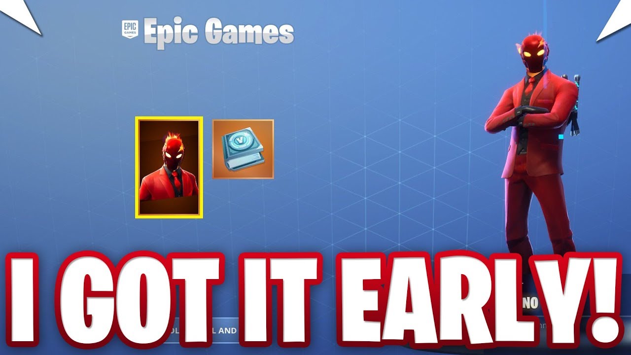 HOW I GOT THE NEW INFERNO PACK EARLY IN FORTNITE! (FREE V-BUCKS!)