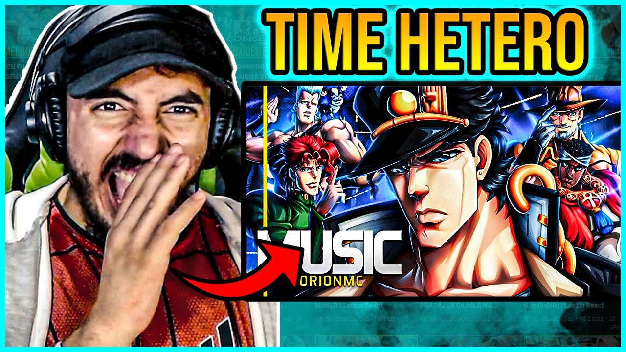 RAP DOS STARDUST CRUSADERS - JOJO BIZARRE ADVENTURE (JOJO) | ORION MC | Leozin React