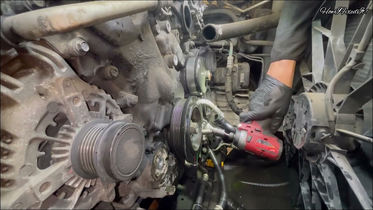 2011 - 2021 Jeep Grand Cherokee Water Pump/Thermostat/Idler Pulley Replacement #waterpump