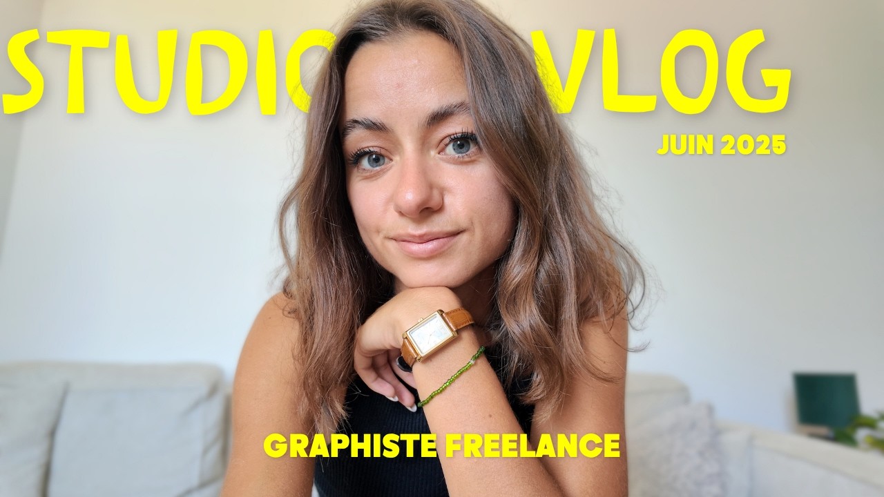 STUDIO VLOG - Une semaine dans mon quotidien de graphiste freelance au Pays Basque