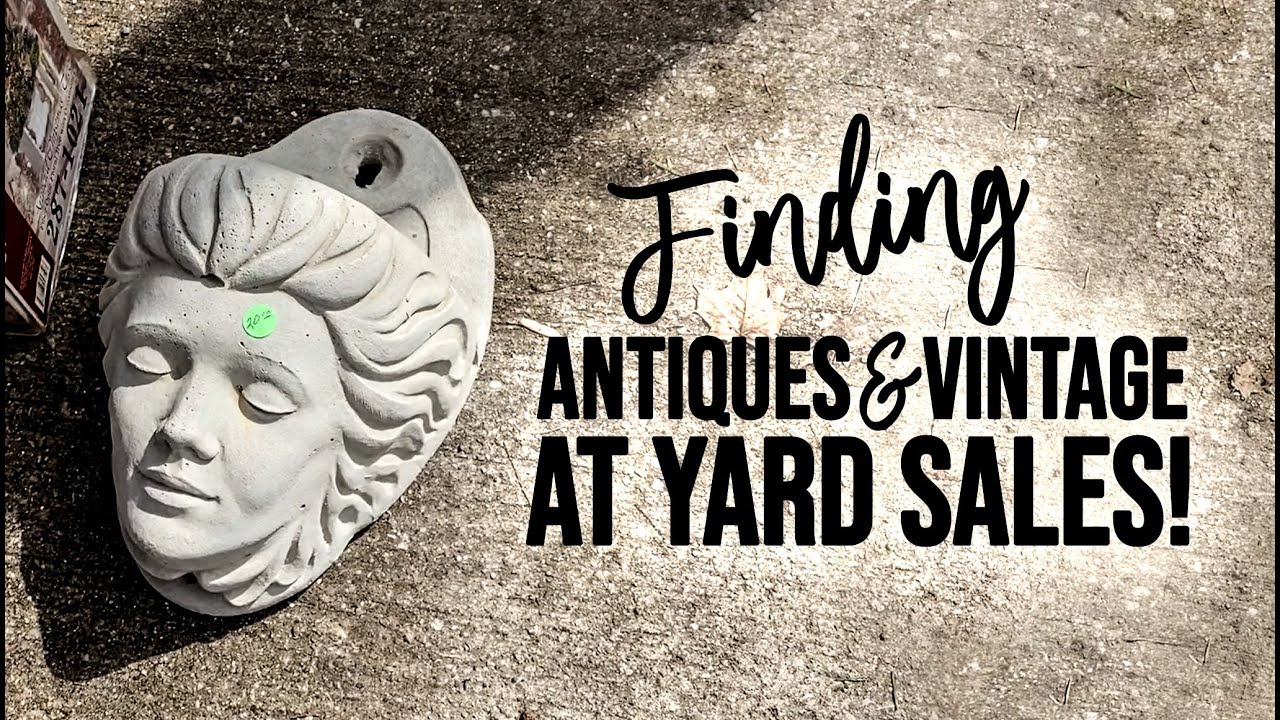 Yard Sailing & Antique Shopping for Vintage / Unique Home Decor Yard Sale Haul and How I Style It