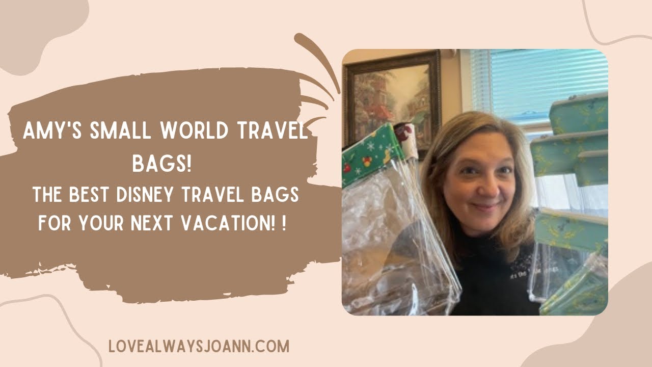 AMY'S SMALL WORLD - BEST DISNEY TRAVEL BAGS!  #TRAVELBAGS #DISNEYVACATION #AFFILIATE
