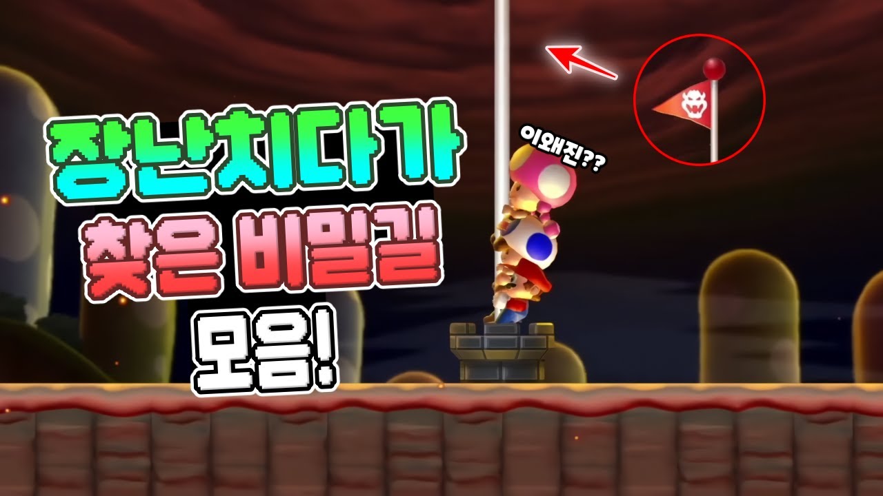 장난치다가 찾아버린 비밀길 모음! [뉴 슈퍼 마리오브라더스 U 디럭스]