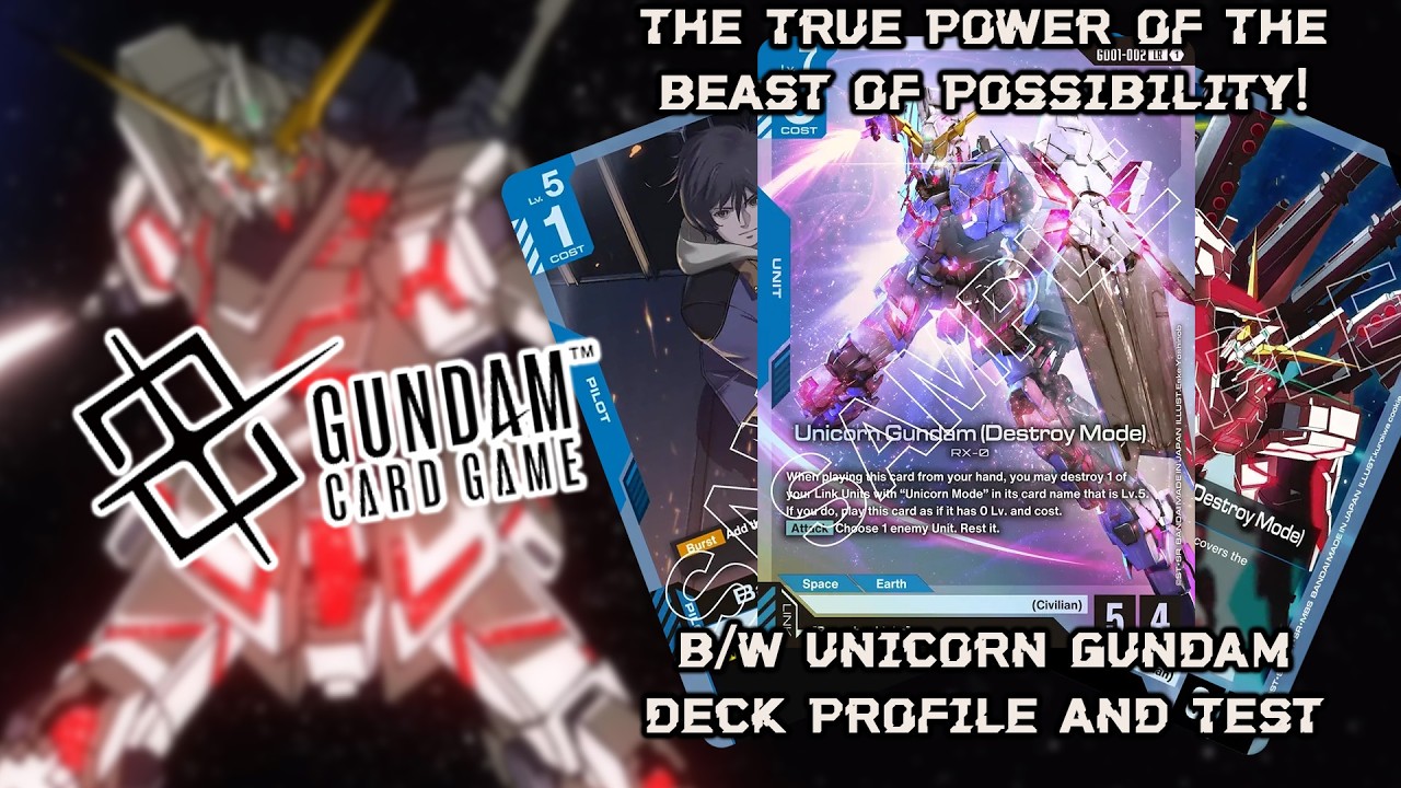 THIS BEAST TRULY BRINGS NEW POSSIBILITY!  GD03 META UNICORN GUNDAM DECK LIST! GUNDAM CARD GAME