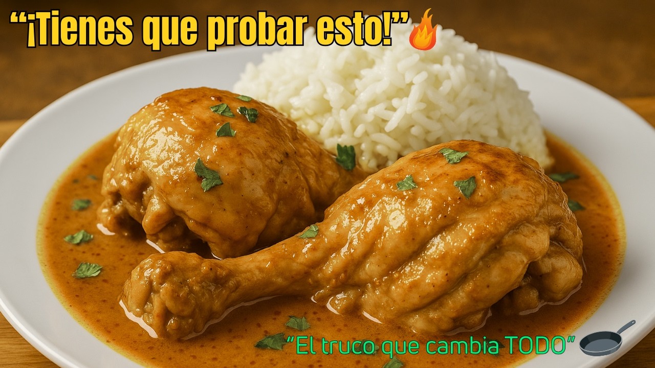 &ldquo;Muslos de Pollo al Curry Jugosos, F&aacute;ciles y R&aacute;pidos&rdquo;🥘🔥
