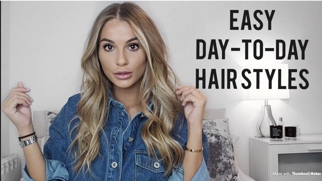 FOUR GO-TO EASY HAIRSTYLES | NADIA ANYA