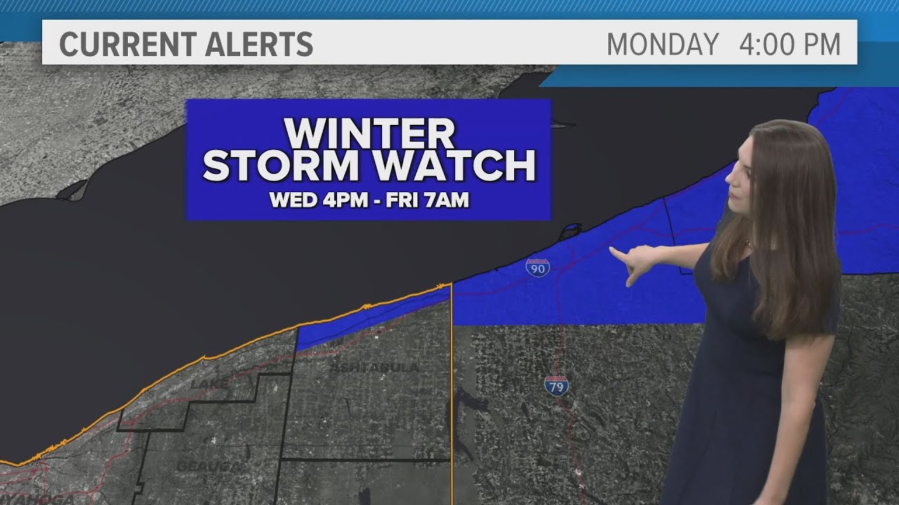Cleveland weather: Few showers on Tuesday with temps mild with highs in the upper 40s