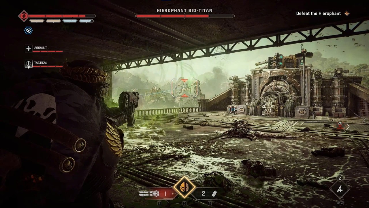 Warhammer 40k Space Marine 2 Class Sniper Chapter Raven Guar Gameplay No Commentary