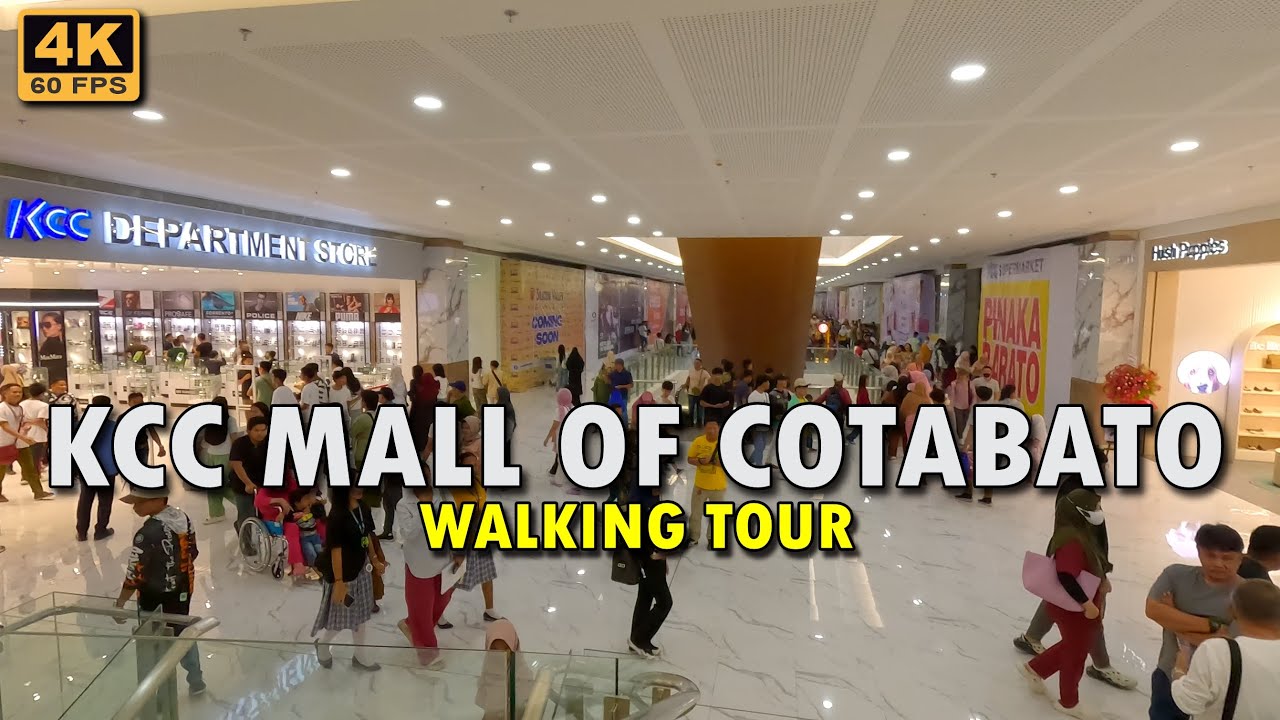 KCC Mall of Cotabato Walking Tour | Explore the Biggest KCC Mall in Mindanao | 4K 60 fps