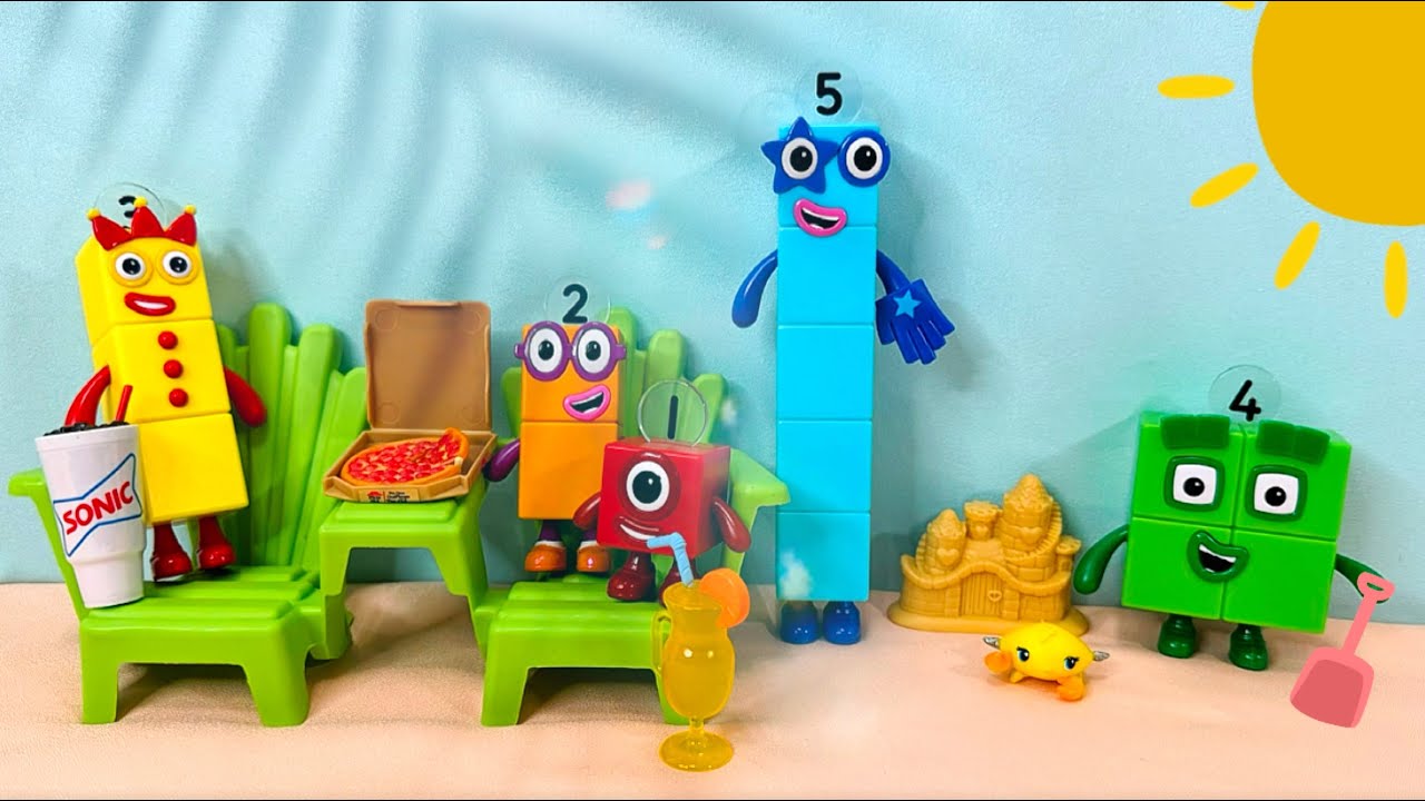 Numberblocks Go To The Beach! 🏖️ Lots of Fun!