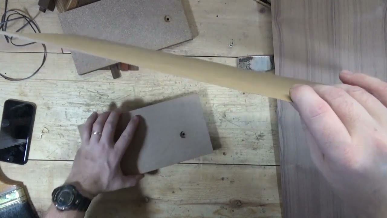 Pioneer SX 550 Stereo Receiver Part 2 - Re-veneering the Side Panels