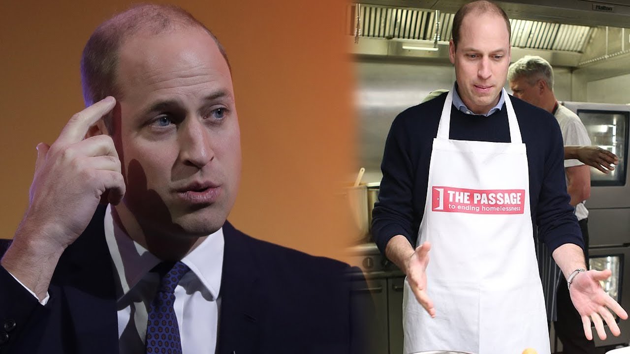 Prince William is looking forward to being a cleaning toilet worker?