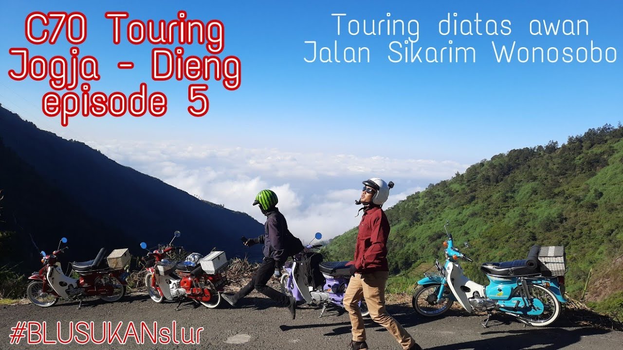 Jalan Sikarim Wonosobo Air Terjun Sikarim | C70 Touring Jogja - Dieng episode 5 | pitung traveler