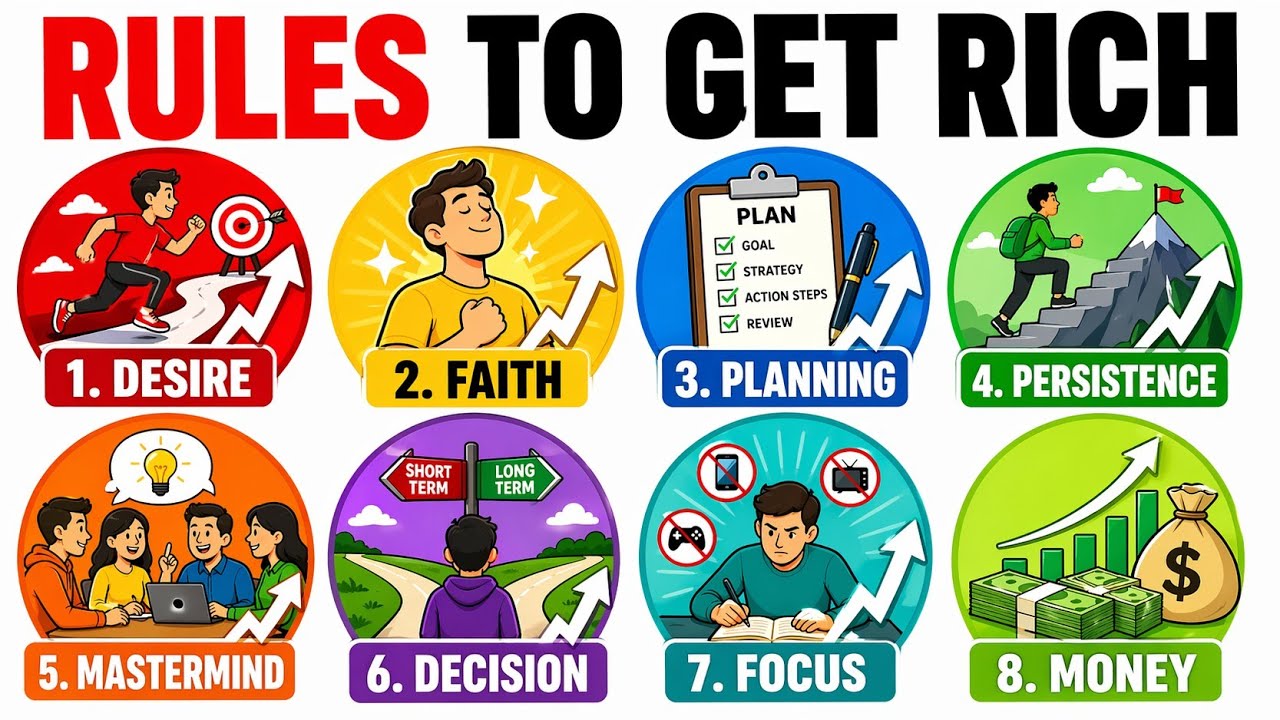 13 Principles of Success Explained – Think and Grow Rich 