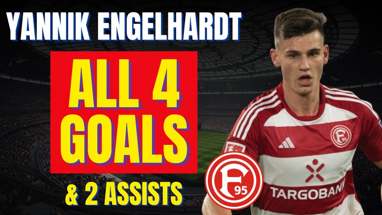 Yannik Engelhardt - ALL 4 GOALS & ASSISTS FOR FORTUNA D&Uuml;SSELDORF | Skills & Highlights