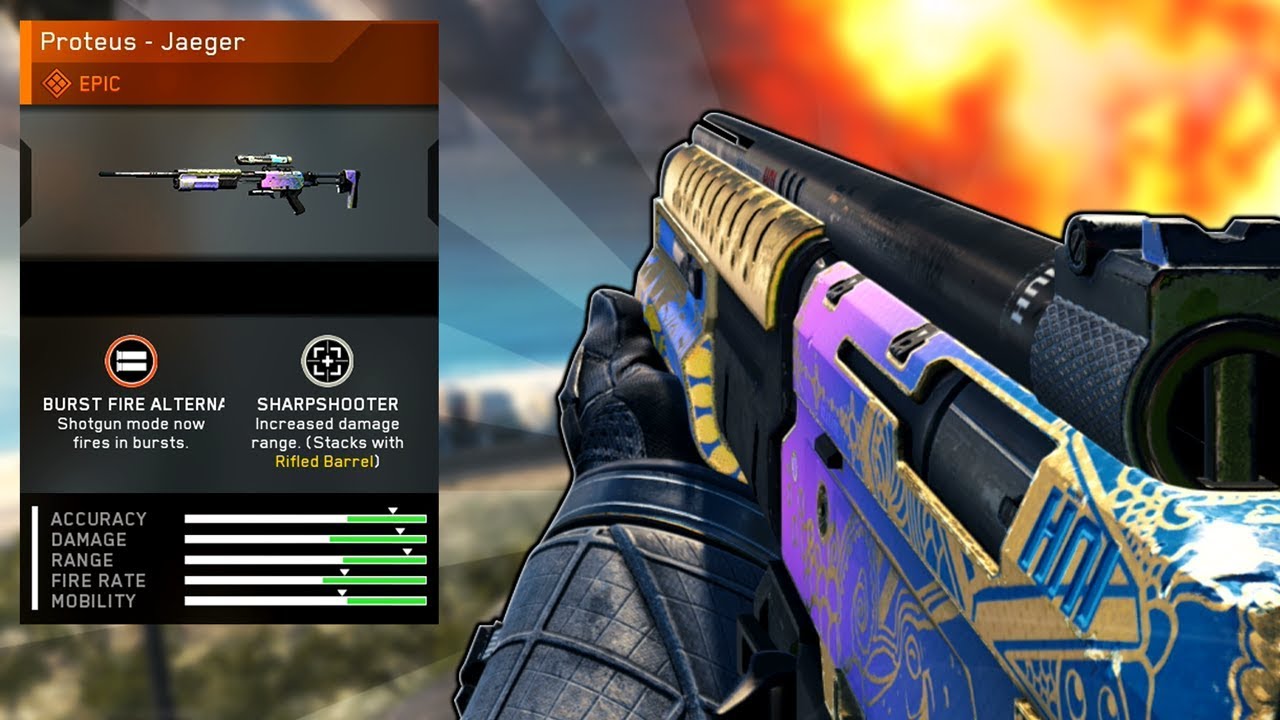 the BEST Shotgun in INFINITE WARFARE is a SNIPER RIFLE?! | "EPIC" PROTEUS - JAEGER is UNSTOPPABLE