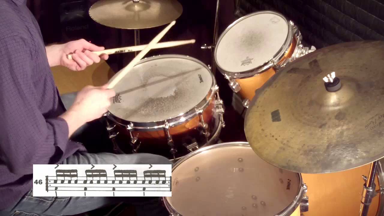 Basic Fills using Syncopation by Ted Reed (3/4)