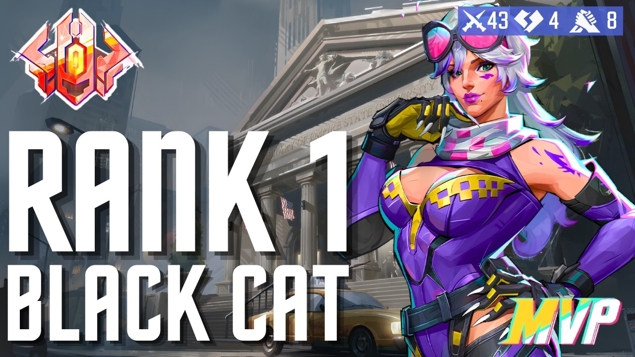 кеz | Rank 1 Black Cat Gameplay | Season 9 | Marvel Rivals