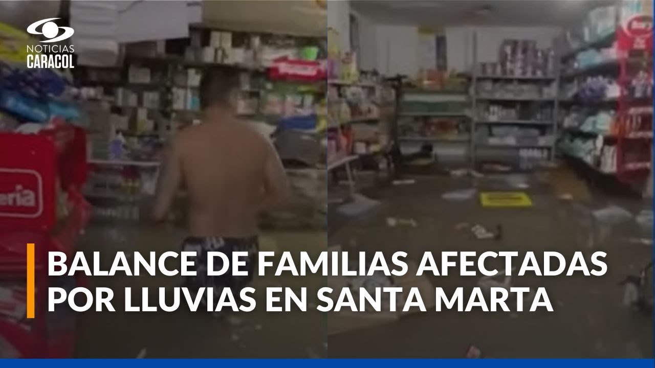 Santa Marta bajo el agua: más de 600 familias resultaron damnificadas por fuertes lluvias