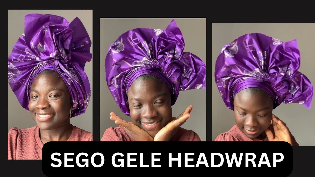 How To Tie SEGO GELE ON Your Own || TUTORIAL