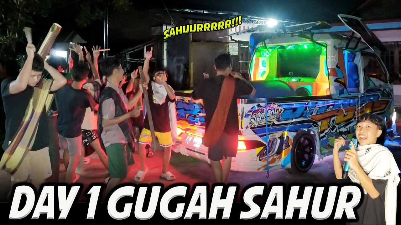 BANGUNIN SAHUR PAKAI TRAGA!! DITDIM TEAM DAN TEMAN-TEMAN DIMAS FULL MERIAH..😍😍