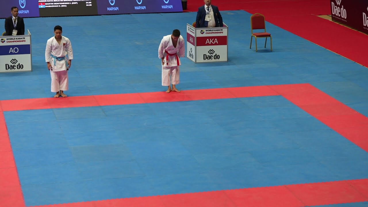 2022 Konya // Junior Kata Male: MARTIN MONTENEGRO IVAN (ESP) vs RAMADHAN HAZEL (INA)