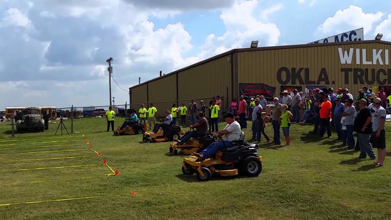 Wilkins Oklahoma 2014 Busted Knuckle Truck Show Mower Races - 2