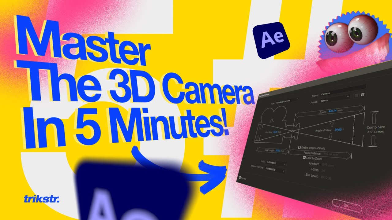 Как освоить 3D-камеру в After Effects (5 минут)