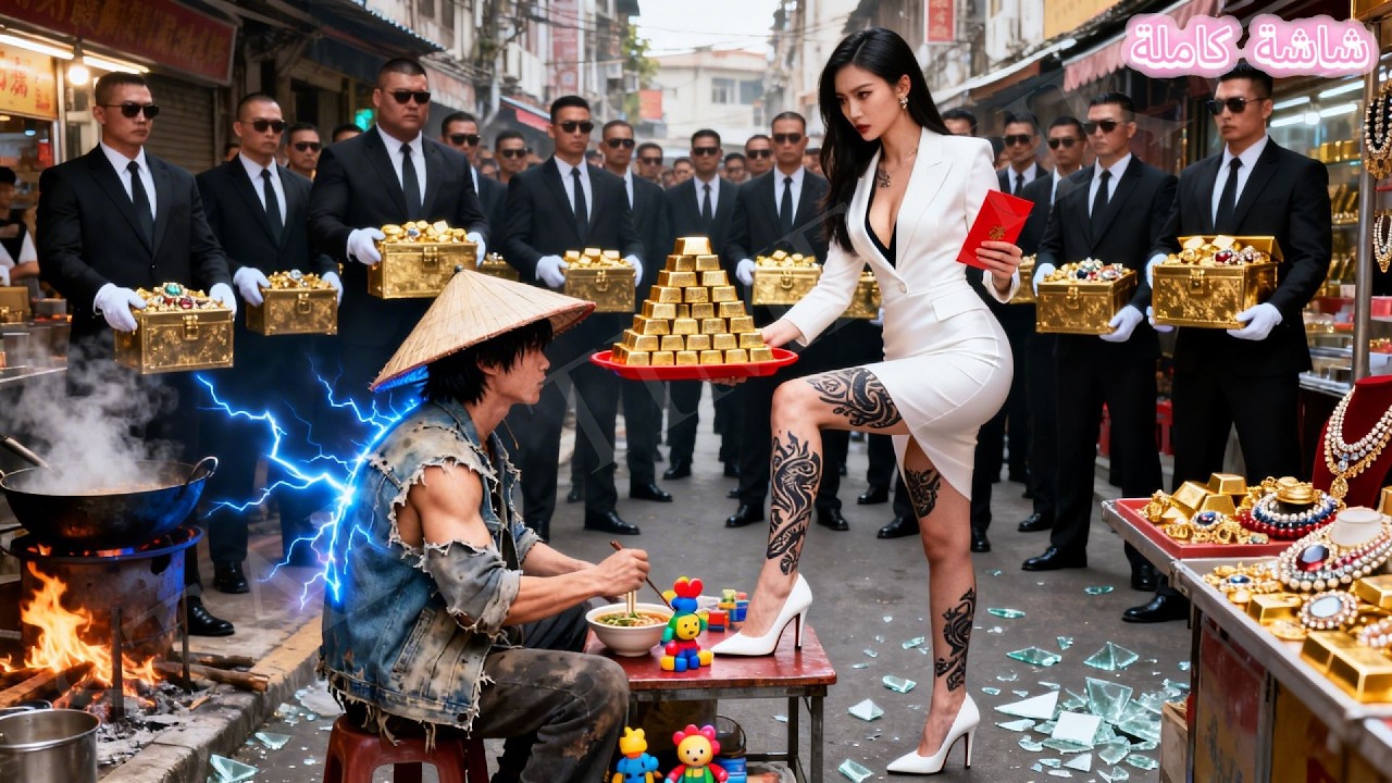 إلهة المافيا تتزوج بائعًا من الرصيف عشوائيًا، دون أن تعلم أنه ملياردير متخفٍ وبيته مليء بسبائك ذهب!