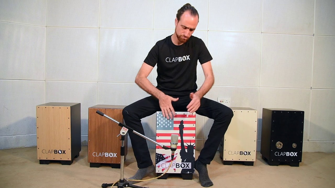 Clapbox Graphic Cajon- American Maple, By Elad Kimchi