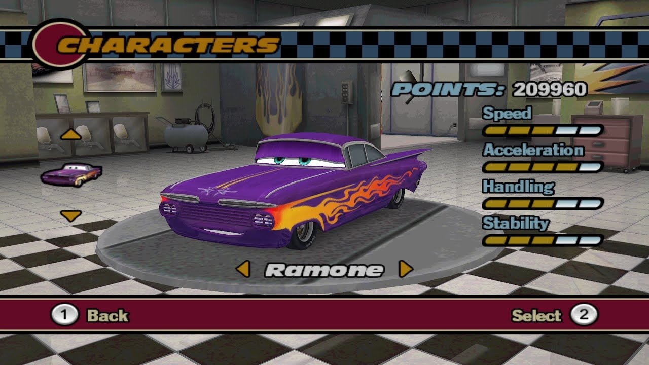 Cars Wii - Ramone Gameplay (Dolphin)