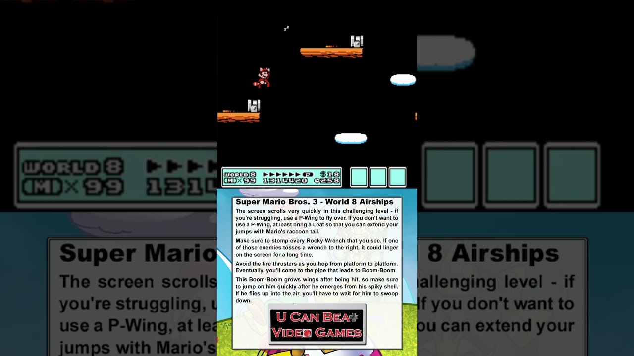 Вы можете побеждать в видеоиграх - Super Mario Bros. 3 - Дирижабли 8-го мира