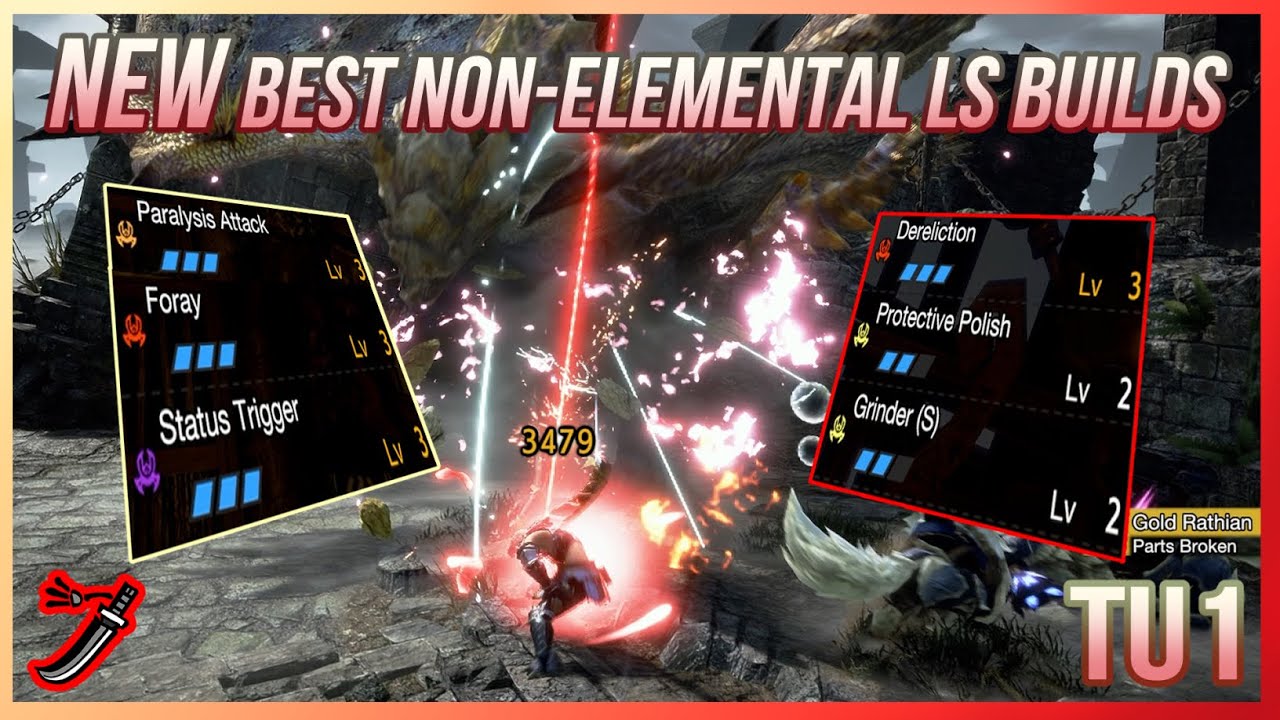 [MHR:S] THE NEW BEST NON-ELEMENT LS BUILDS - Title Update 1.0