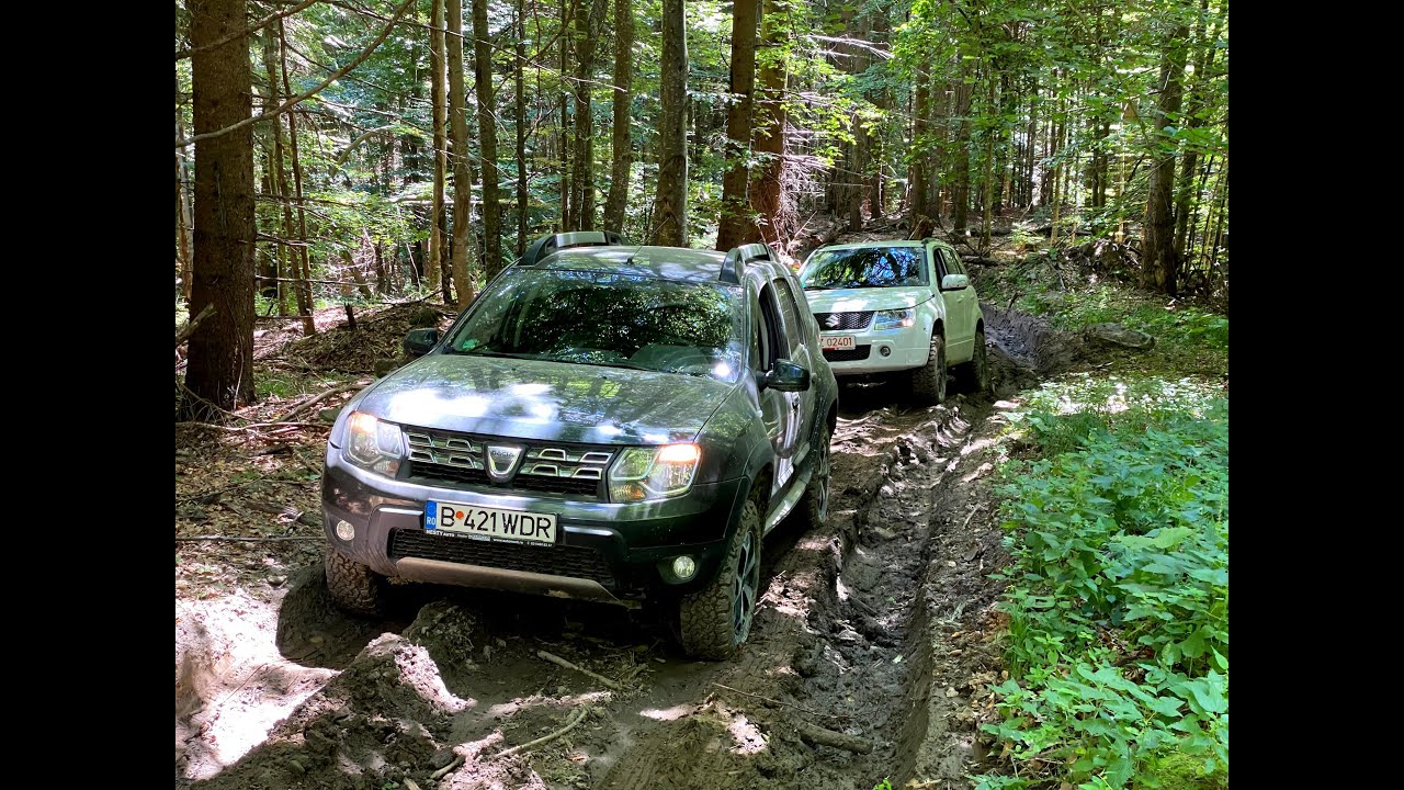Dacia Duster offroad Vârful Penteleu Suzuki Grand Vitara