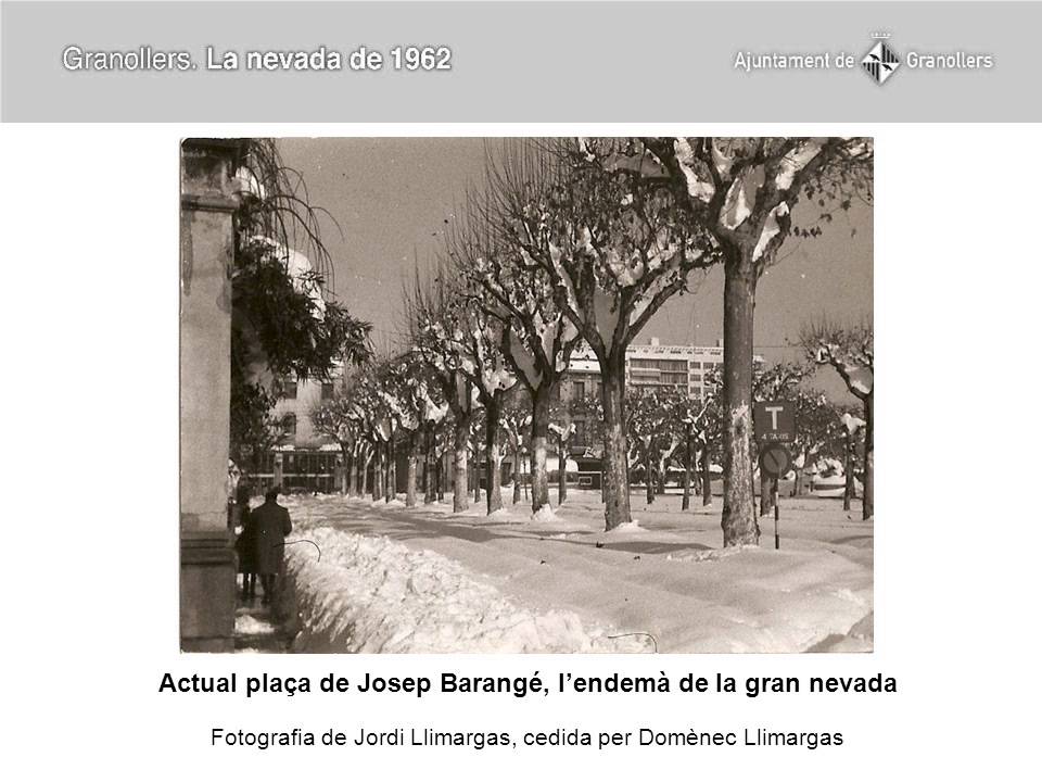 Granollers. La Nevada de 1962. Arxiu Municipal de Granollers