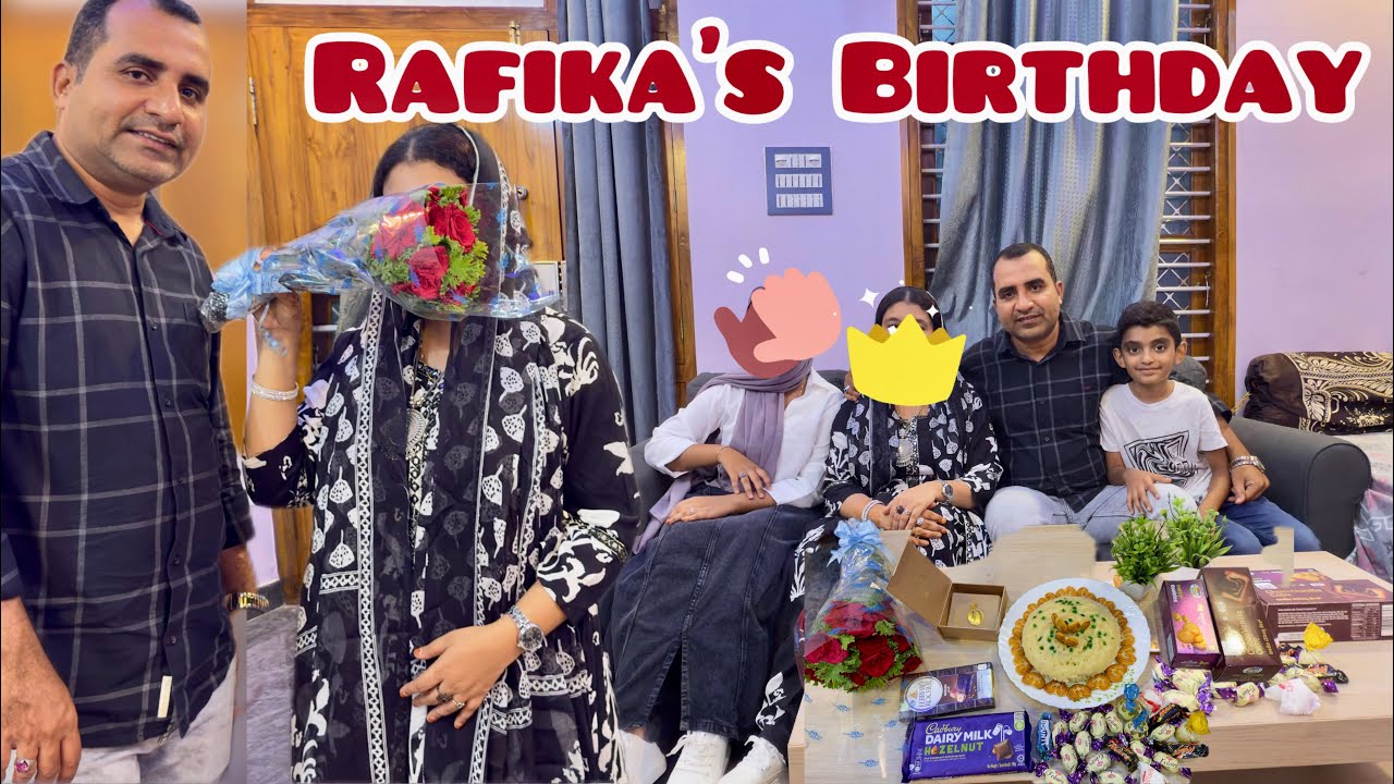RAFIKA&rsquo;S Birthday Special Thanks to Everyone for the well wishes| part 2 video| #home made cake