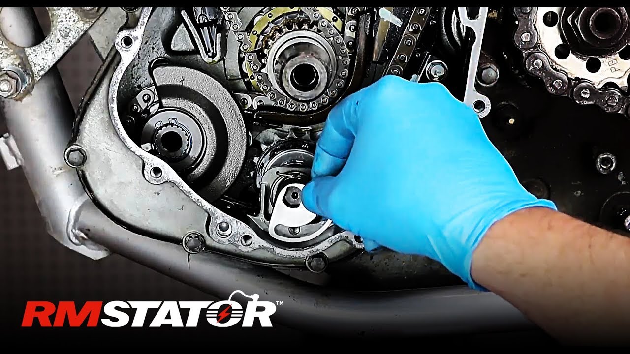 How To Install a Kawasaki KLR650 Doohickey Counter Balance Chain Tensioner Installation Instructions