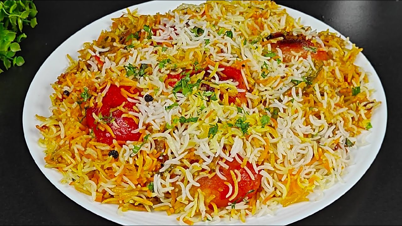 Hyderabadi Dum Aloo Biryani | Hyderabadi Aloo Biryani