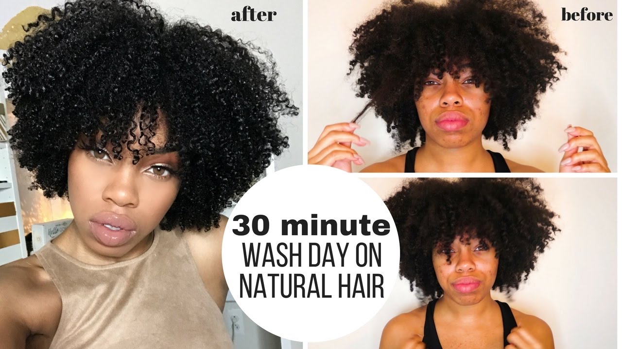 30 Minute Wash Day Routine for Natural Hair