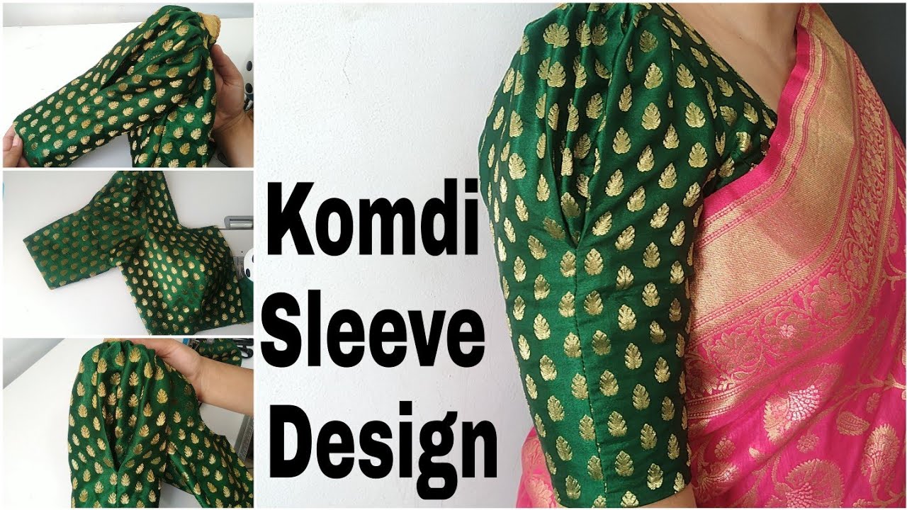 Komdi puff sleeve || Pushpa sleeve design || कोंबडी बाही || cutting & stitching kombdi sleeve design