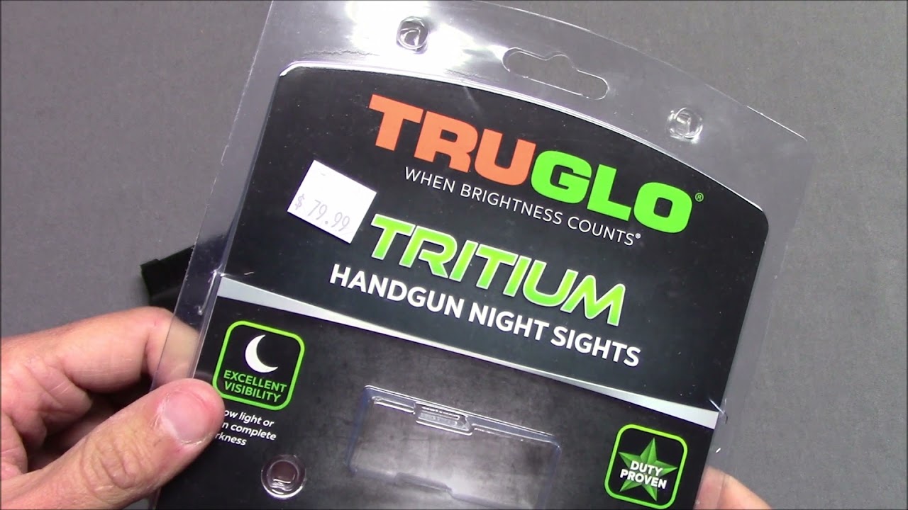 Truglo Tritium Night Sights For The Glock 19