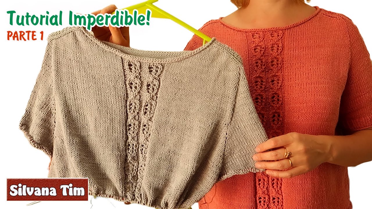 Aprende a tejer un JERSEY Top Down 🧵 ¡Paso a paso desde el cuello! 💫 Shaddler shoulder