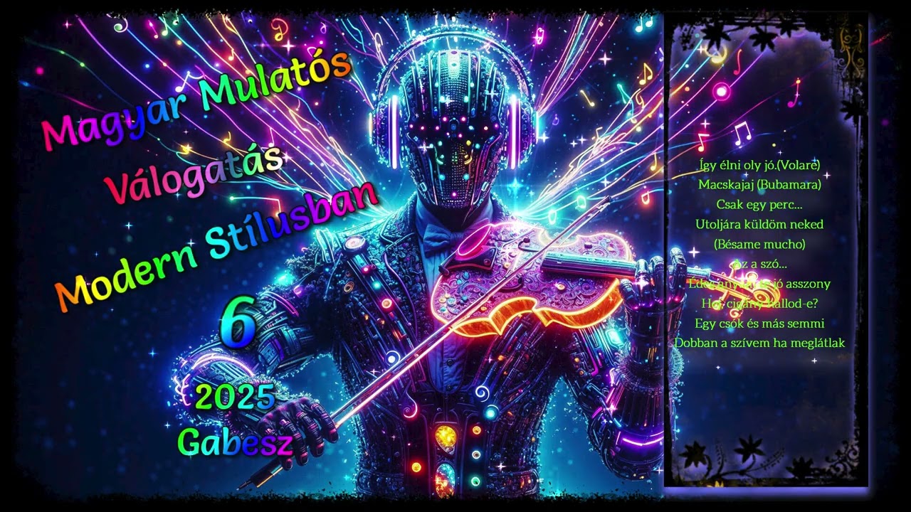 Modern Mulatós Válogatás - 6...(Modern Mulatós 2025 Gabesz)